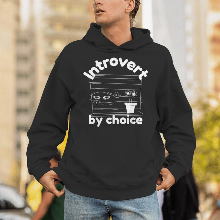 Introvert By Choice Introverted Unisex Hoodie Introvert By Choice Introverted Unisex Hoodie