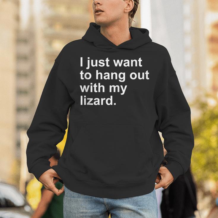 Introvert Lizard Owner Unisex Hoodie Introvert Lizard Owner Unisex Hoodie