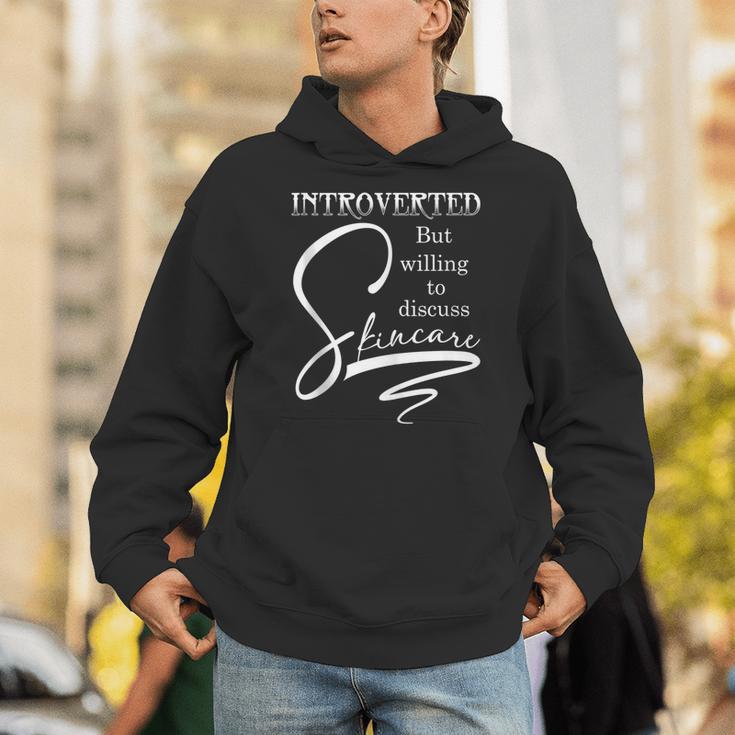Introverted Skincare Esthetician Beautician Cosmetologist Unisex Hoodie