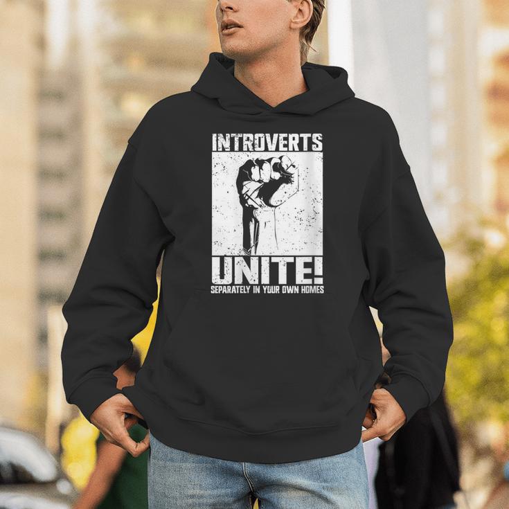 Introverts Unite Separately In Your Own Homes Introvert Unisex Hoodie Introverts Unite Separately In Your Own Homes Introvert Unisex Hoodie