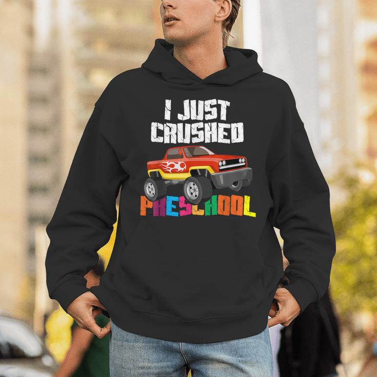 I Just Crushed Preschool Monster Truck Graduation Unisex Hoodie