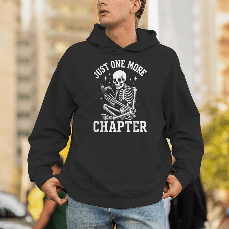 Just One More Chapter Skeleton Reader Reading Book Lover Unisex Hoodie Just One More Chapter Skeleton Reader Reading Book Lover Unisex Hoodie