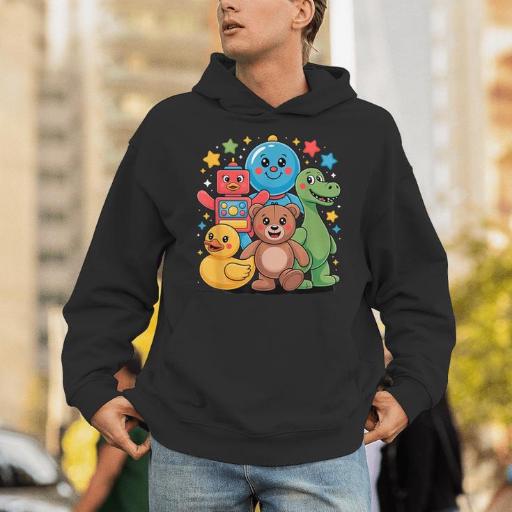 Kidcore Aesthetic Retro Vibes Colorful Cartoon Nostalgia Unisex Hoodie