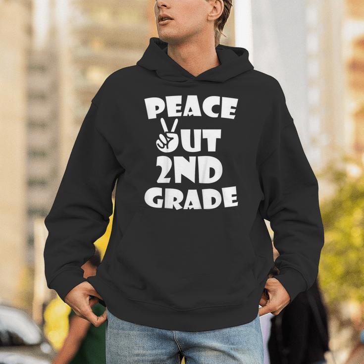 Kids Peace Out 2ND Grade For Graduation Unisex Hoodie