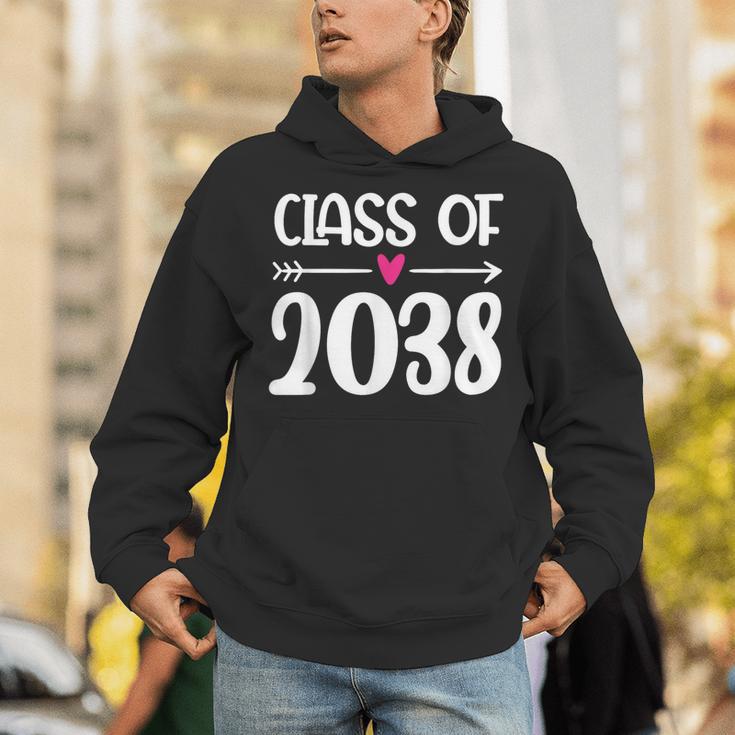 Kindergarten Class Of 2038 First Day School Graduation Girls Unisex Hoodie
