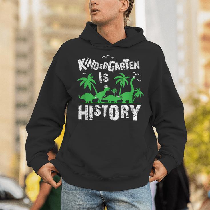 Kindergarten Is History Dinosaur Graduation Unisex Hoodie