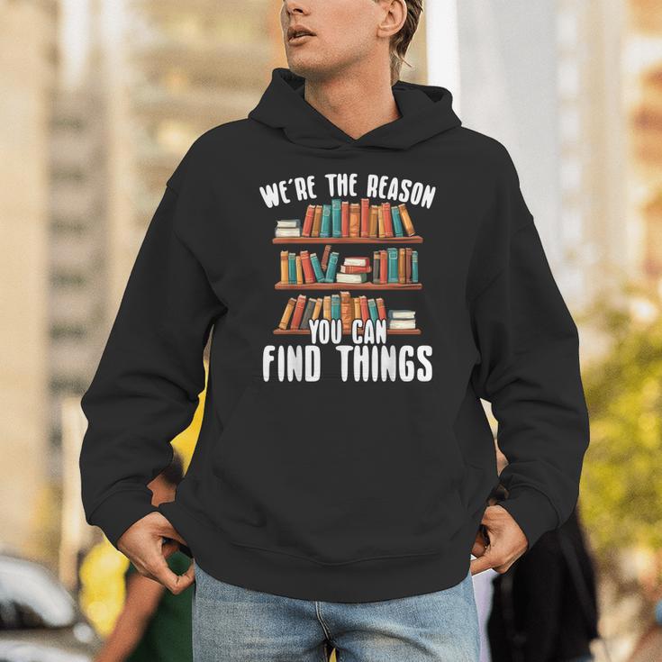Librarian Reading Books Lover Library Unisex Hoodie