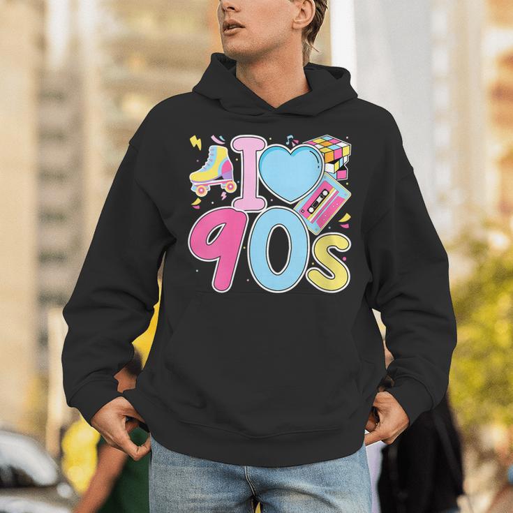 I Love 90's Retro Style Nostalgia Vibe 1990's Party Unisex Hoodie I Love 90's Retro Style Nostalgia Vibe 1990's Party Unisex Hoodie