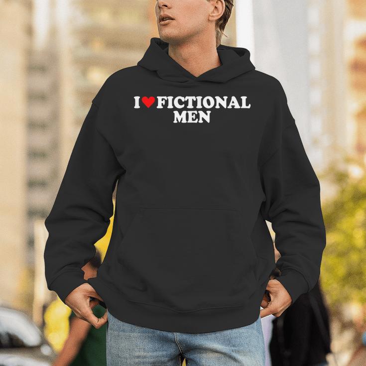 I Love Heart Fictional Men Simple Cute Reading Books Unisex Hoodie