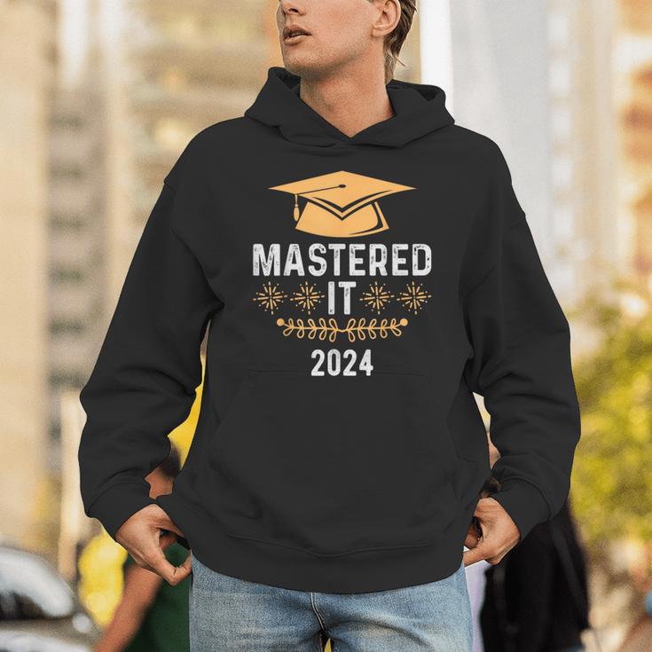 Mastered It 2024 Masters Degree Graduation Graduate Mba Unisex Hoodie