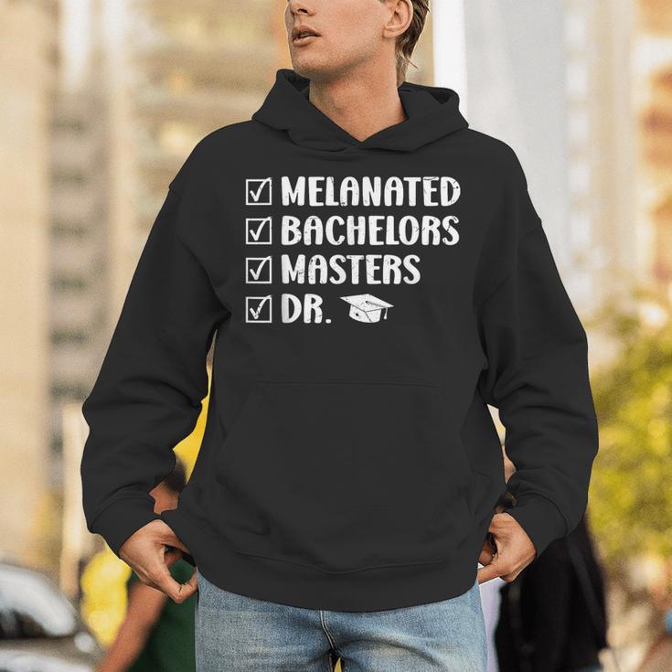 MELANATED BACHELORS MASTERS DR Doctor Graduation Unisex Hoodie