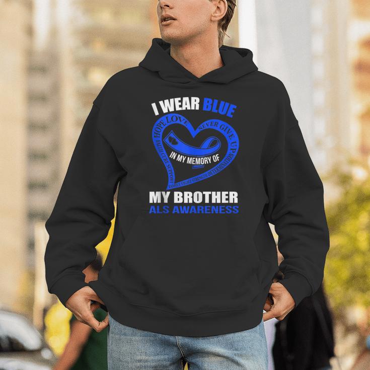 In My Memory Of My Brother ALS AWARENESS Unisex Hoodie In My Memory Of My Brother ALS AWARENESS Unisex Hoodie