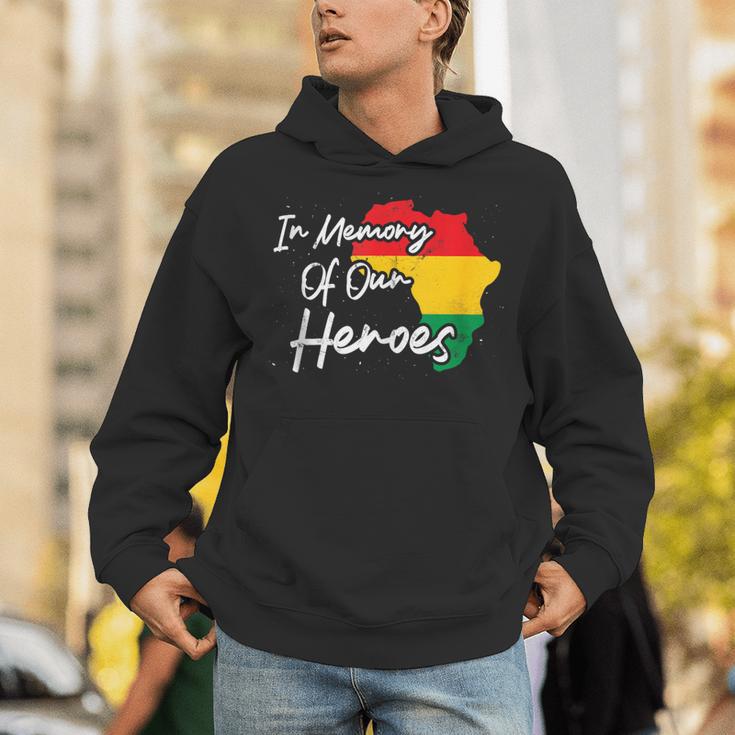 In Memory Of Our Heroes Pride Juneteenth Unisex Hoodie