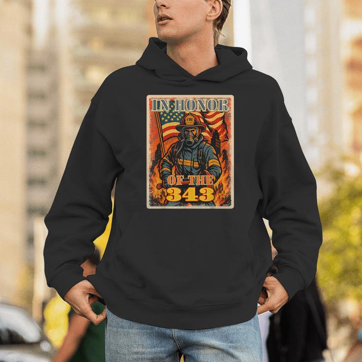 In Memory And Honor We Will Never Forget 343 Firefighters Unisex Hoodie In Memory And Honor We Will Never Forget 343 Firefighters Unisex Hoodie