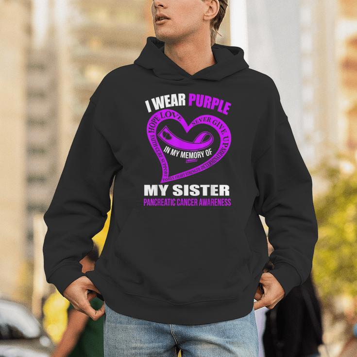 In My Memory Of My Sister PANCREATIC CANCER AWARENESS Unisex Hoodie