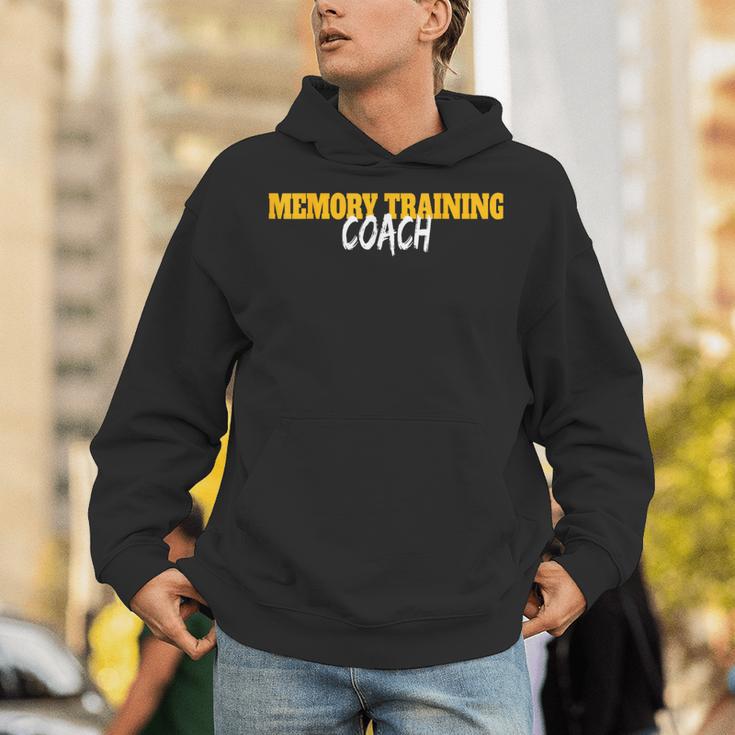 Memory Training Coach Coaching Trainer Teacher For Men Women Unisex Hoodie