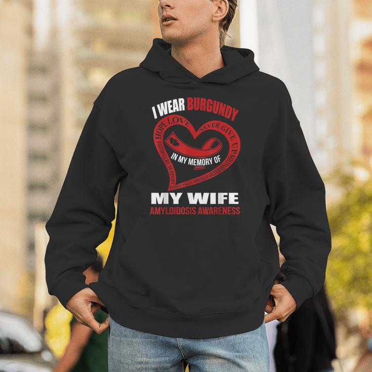 In My Memory Of My Wife AMYLOIDOSIS AWARENESS Unisex Hoodie