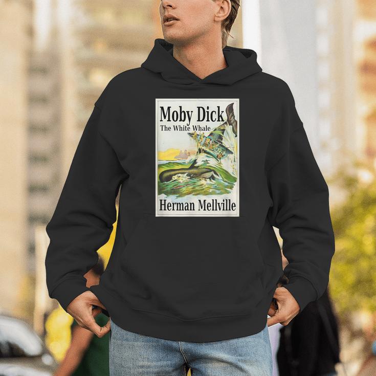 Moby Dick Book Cover Illustration Unisex Hoodie