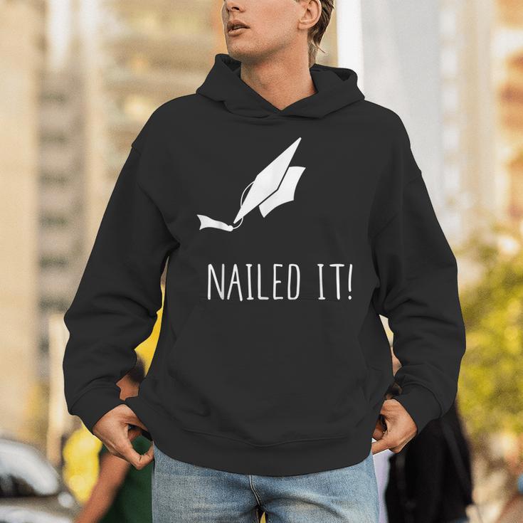 Nailed It Shirt Cute Graduation Grad Cap Unisex Hoodie