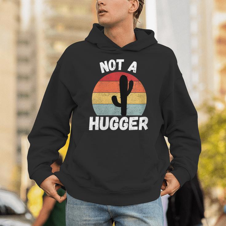 Not A Hugger Cactus Introvert Antisocial Unisex Hoodie