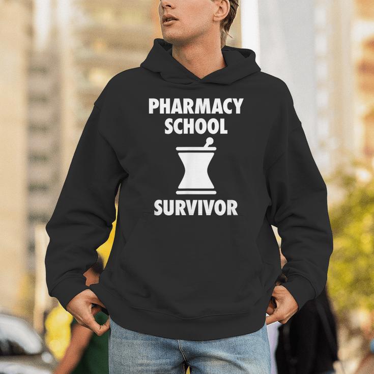 Pharmacy School Survivor PharmD Graduation T-Shirt Unisex Hoodie