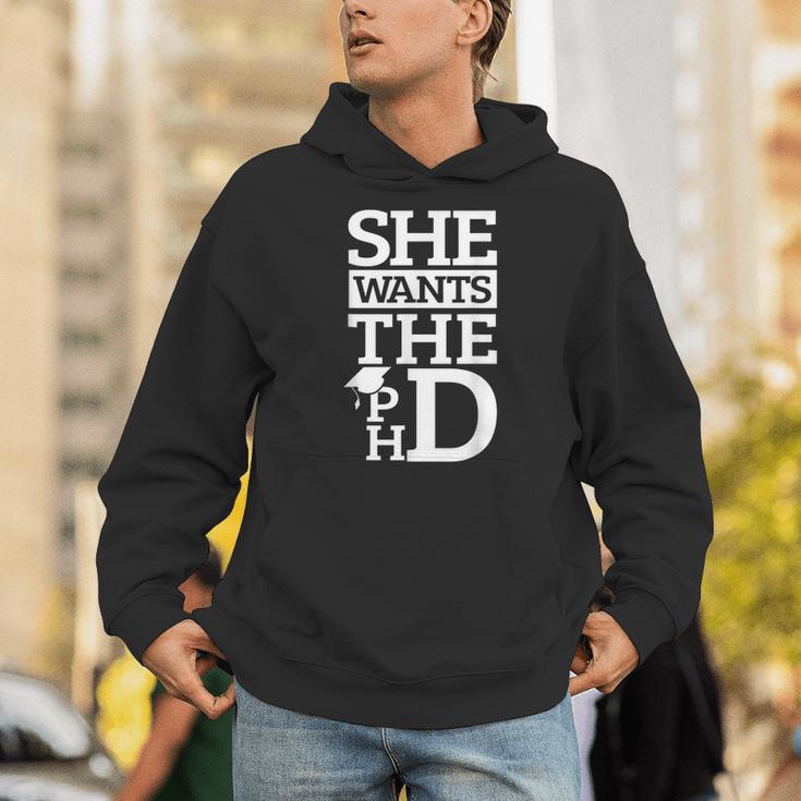 PhD Doctorate Husband Boyfriend PhD Graduation Unisex Hoodie
