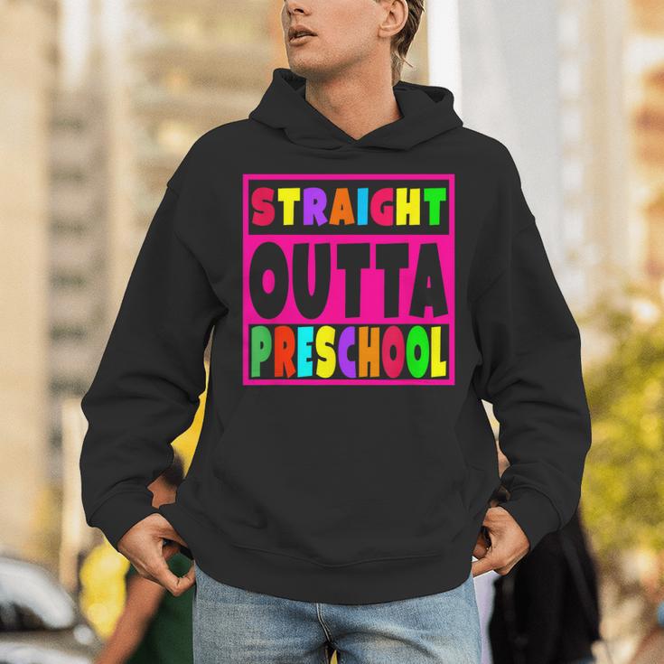Pink STRAIGHT OUTTA Preschool PRE-K Graduation Unisex Hoodie