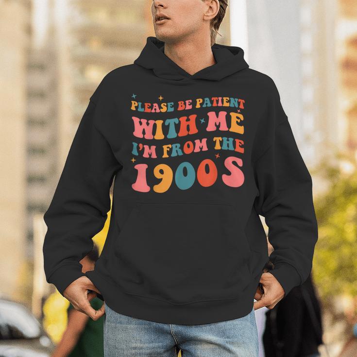 Please Be Patient With Me I'm From The 1900s Boho Saying Unisex Hoodie