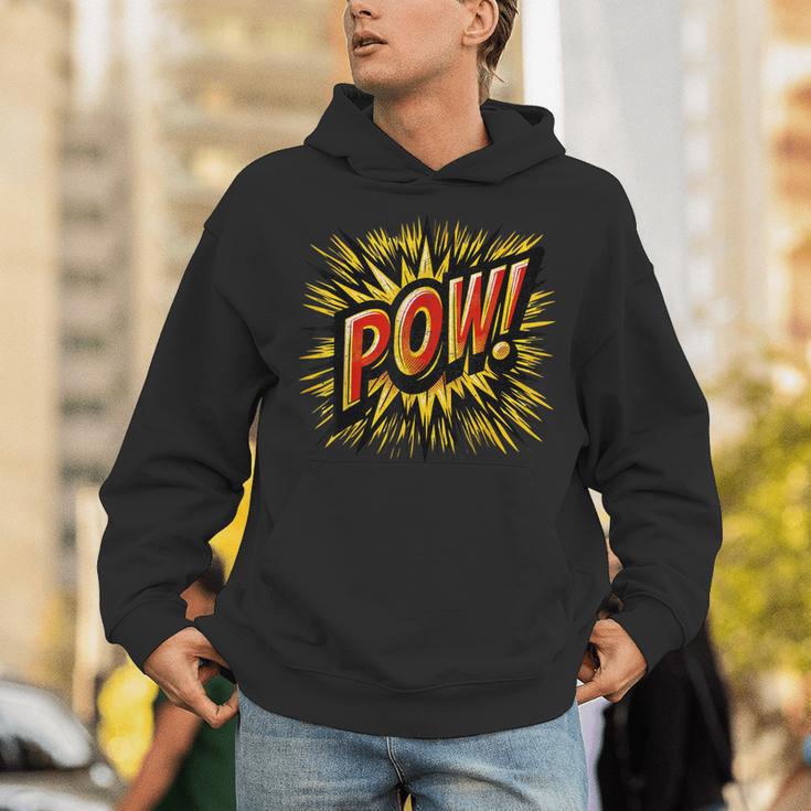 POW Comic Book Retro Artwork – Cartoon Collector Unisex Hoodie