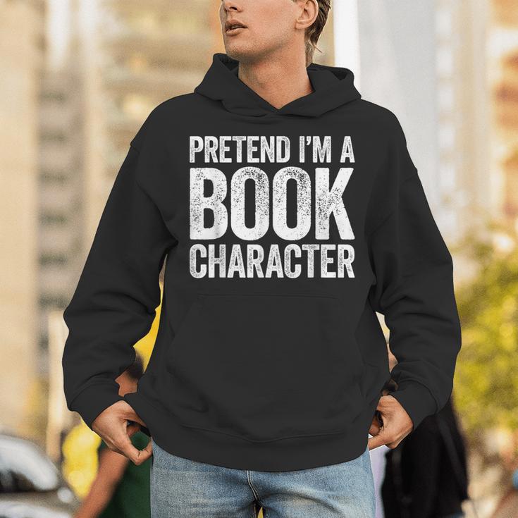 Pretend I'm A Book Character Shirt Adult Kids Costume Unisex Hoodie