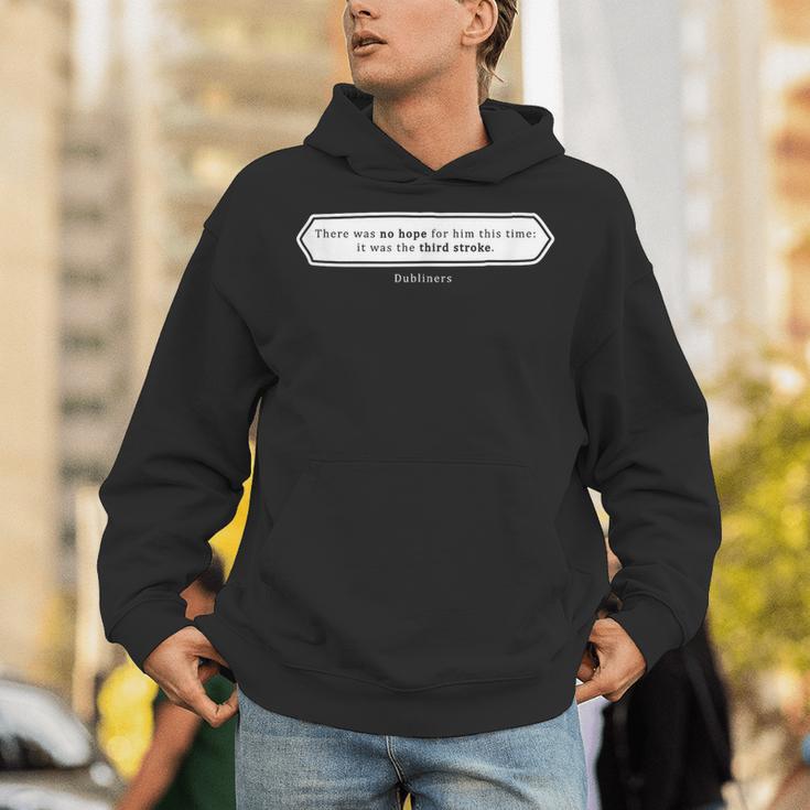 Must Read Book Quote Dubliners James Joyce Unisex Hoodie