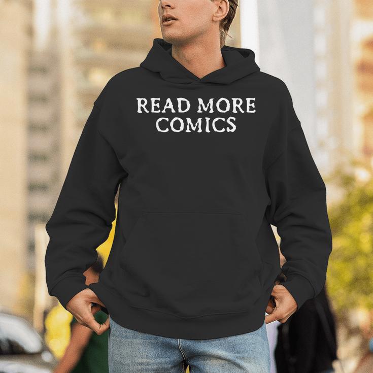 READ MORE COMICS Comic Book Lover Nerd Statement Humor Unisex Hoodie