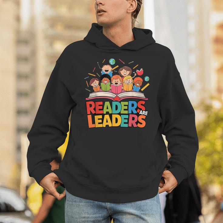 Readers Are Leaders Motivational Reading Book Quote Unisex Hoodie Readers Are Leaders Motivational Reading Book Quote Unisex Hoodie