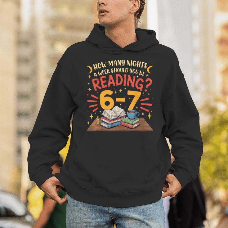 Reading 6 7 Six Seven Meme Slang Teacher Book Lover Unisex Hoodie Reading 6 7 Six Seven Meme Slang Teacher Book Lover Unisex Hoodie