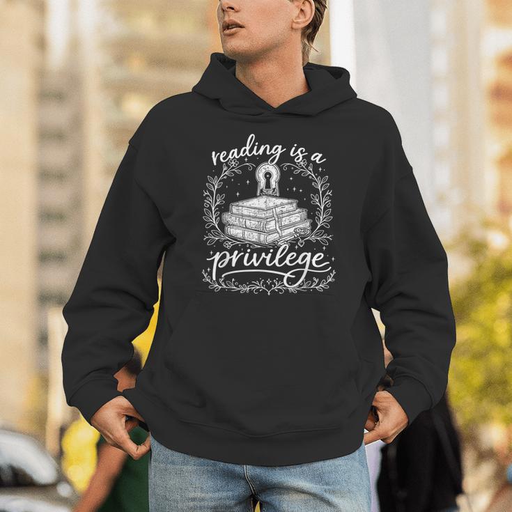Reading Is A Privilege Vintage Reading Lover Books Unisex Hoodie