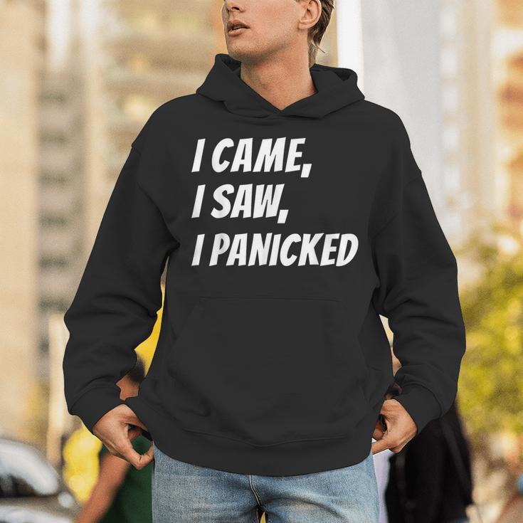 I Came I Saw Joke For Shy Type And Introverts Unisex Hoodie