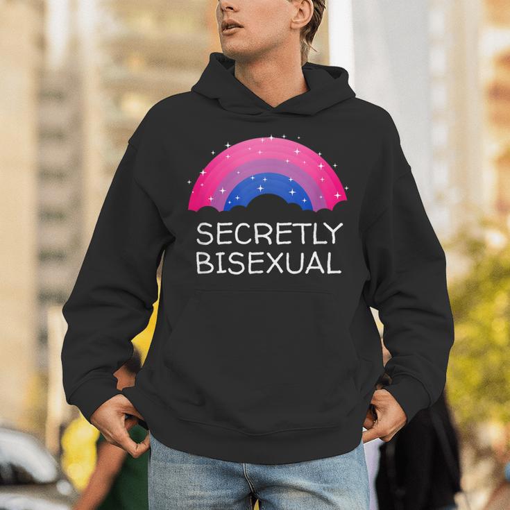 Secretly Bisexual Bi Introvert Bi Pride Antisocial LGBTQ Unisex Hoodie