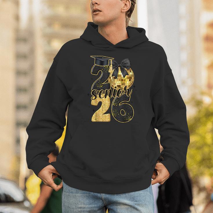 Senior Class Of 2026 Senior Girl Graduation Cap Coquette Bow Unisex Hoodie
