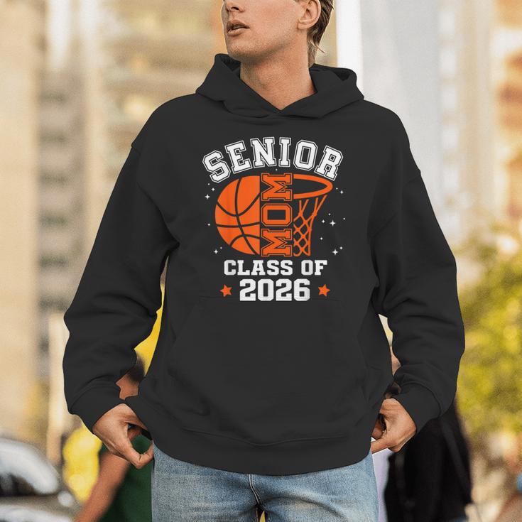 Senior Mom Class Of 2026 Basketball Graduation Unisex Hoodie