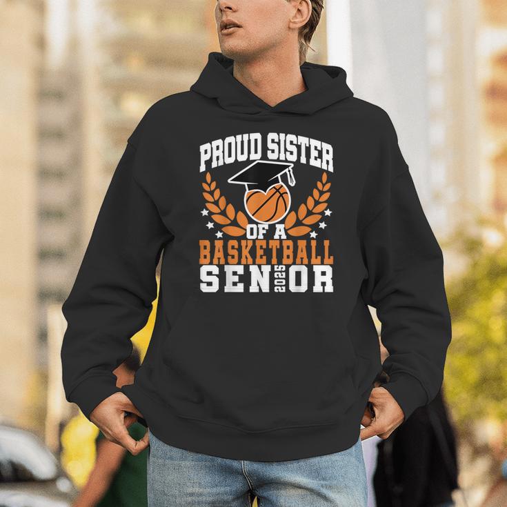 Sister Class Of 2025 Senior Basketball Graduation Family Unisex Hoodie