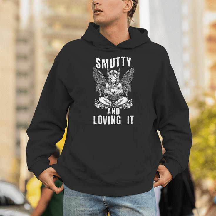 Smutty And Loving It Dark Fantasy Spicy Book Lover Unisex Hoodie Smutty And Loving It Dark Fantasy Spicy Book Lover Unisex Hoodie