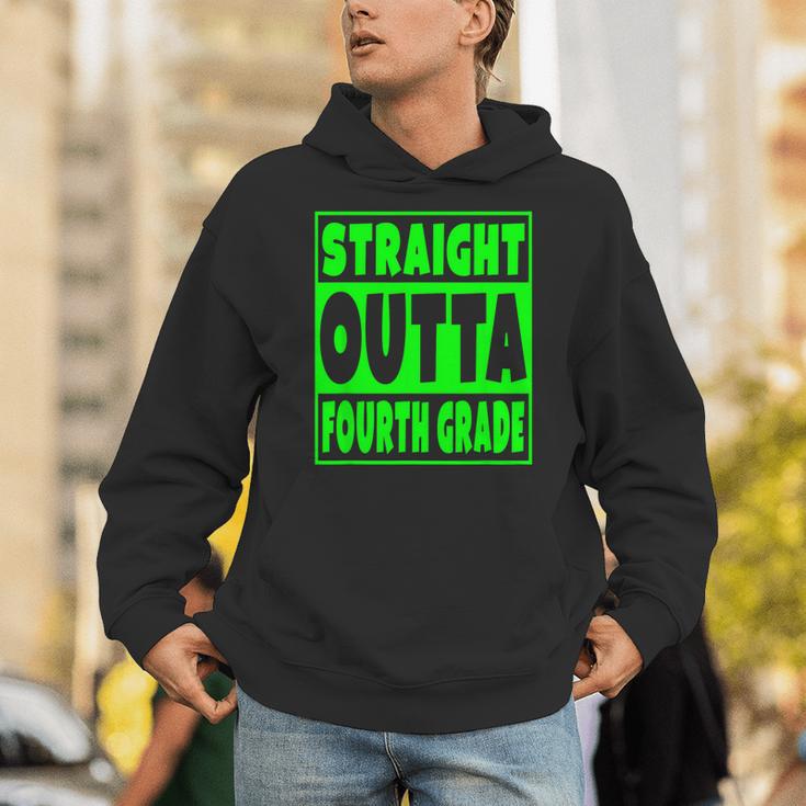 Straight Outta Fourth Grade Graduation Class Unisex Hoodie