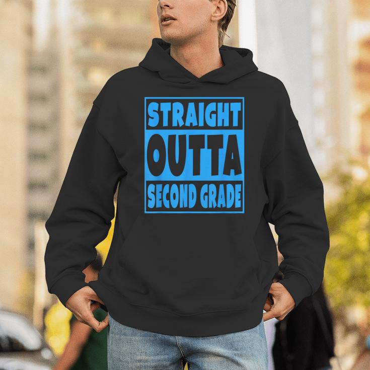 Straight Outta Second Grade Graduation Class Unisex Hoodie