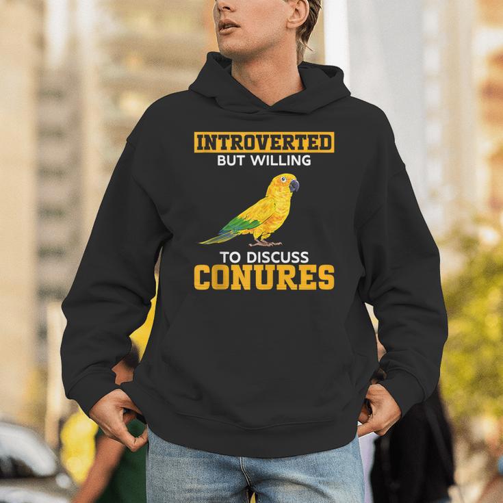 Sun Conure Introvert Parrot Bird Sun Conure Unisex Hoodie