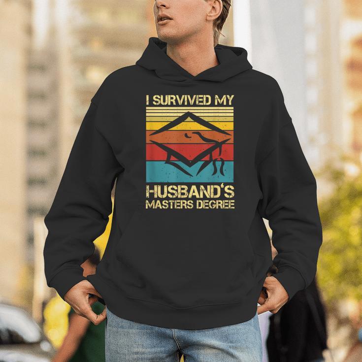 I Survived My Husband's Master's Degree Graduation Unisex Hoodie