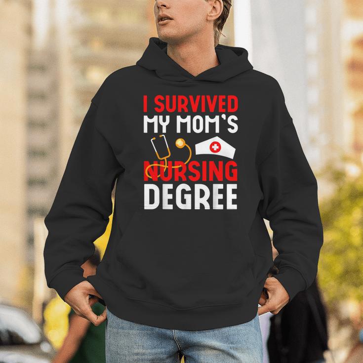 I Survived My Mom's Nursing Degree Graduation Day 2026 Unisex Hoodie