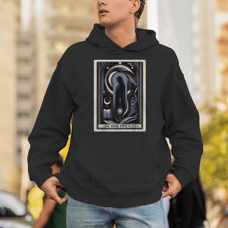 Tarot Cards Guide Book Esoteric Mysticism Clothing The High Priestess -Adults Small Classic Fit Short Sleeve Unisex Hoodie Tarot Cards Guide Book Esoteric Mysticism Clothing The High Priestess -Adults Small Classic Fit Short Sleeve Unisex Hoodie