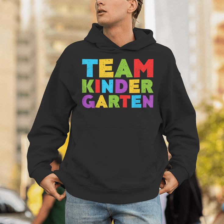 Team Kindergarten Shirt Teacher Back To School Graduation Men Women Girls Kids Unisex Hoodie