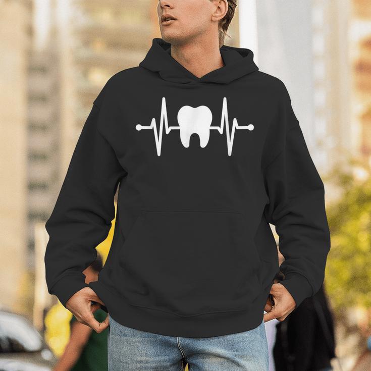 Tooth Heartbeat Dentist Graduation Party Dental Heartbeat Unisex Hoodie