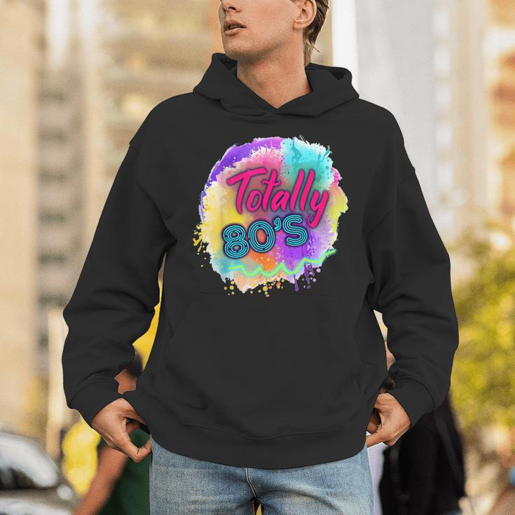 Totally 80's Tie Dye Retro Vibes 1980s Style Nostalgia Unisex Hoodie Totally 80's Tie Dye Retro Vibes 1980s Style Nostalgia Unisex Hoodie